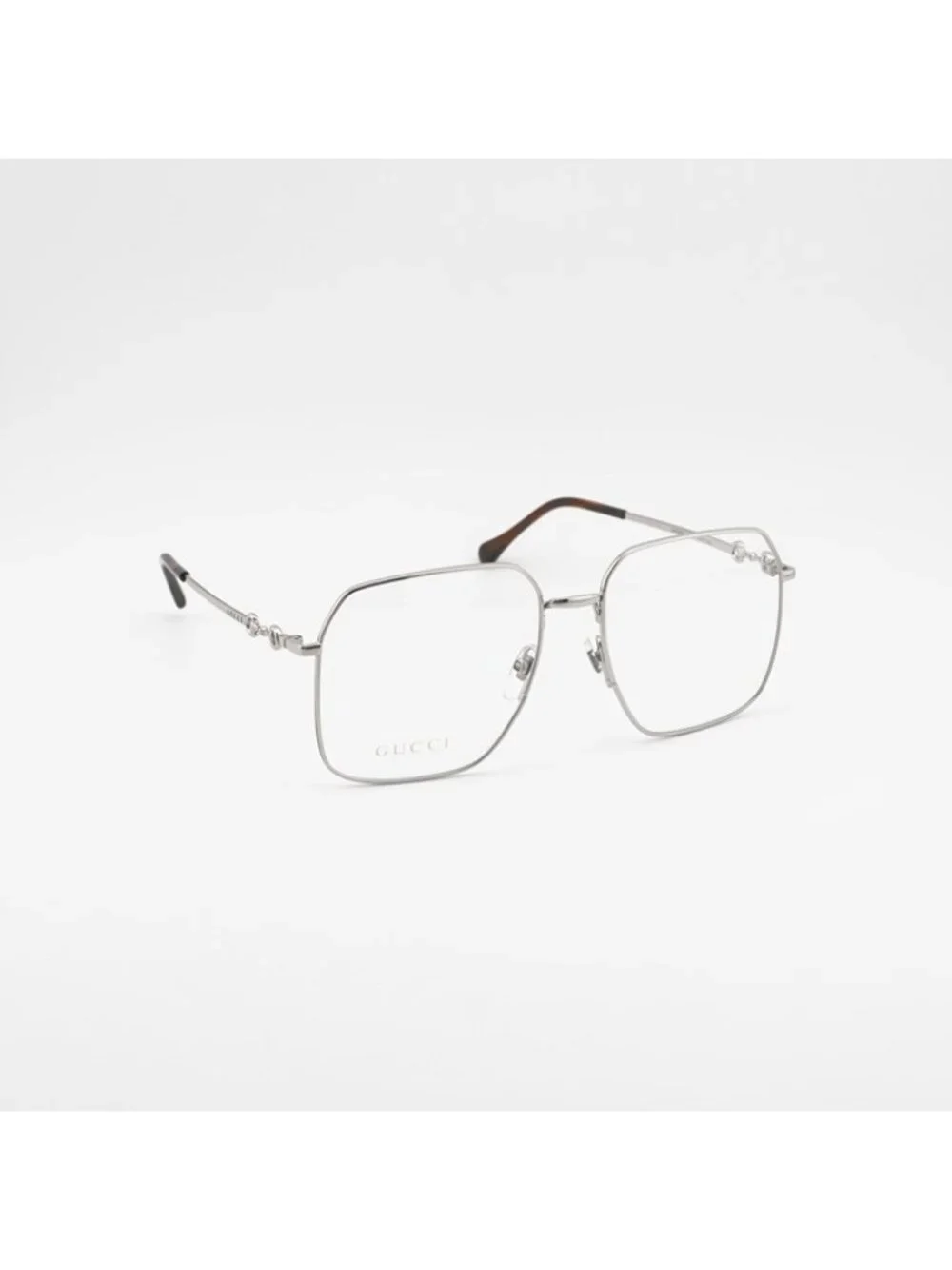 Gucci GG0952O 003 Eyeglasses Gold/Silver 57mm Square Frame